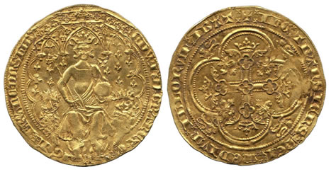 1343 Edward III florin Arena Pile Top 7 Most Expensive Coins In The World