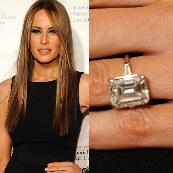 Melania Knauss engagement ring Arena Pile Top 10 Most Expensive Engagement Rings