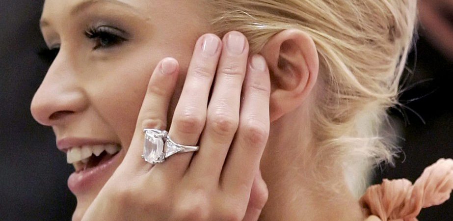 Paris Hilton’s engagement ring Arena Pile Top 10 Most Expensive Engagement Rings