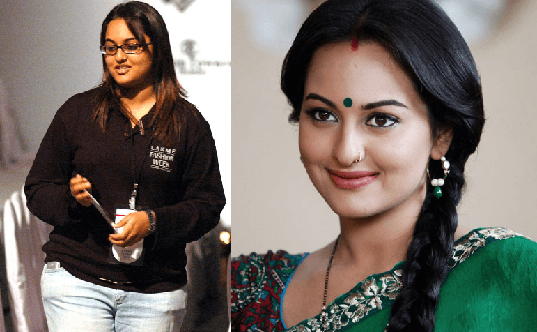 Sonakshi Sinha Arena Pile Top 10 Bollywood Actress Who Turned Ugly to Beautiful 2017