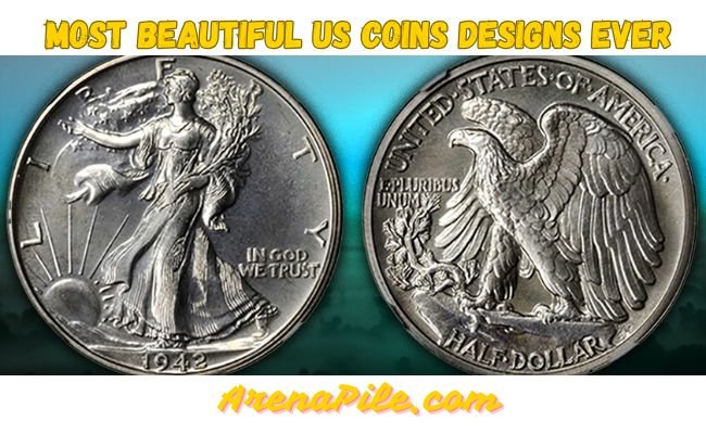 Top 10 Most Beautiful US Coins Designs Ever Walking Liberty Half Dollar Top 10 Most Beautiful US Coins Designs Ever