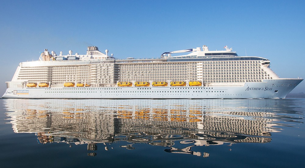 Anthem of the Seas Arena Pile Top 10 Largest Cruise Ships In The World