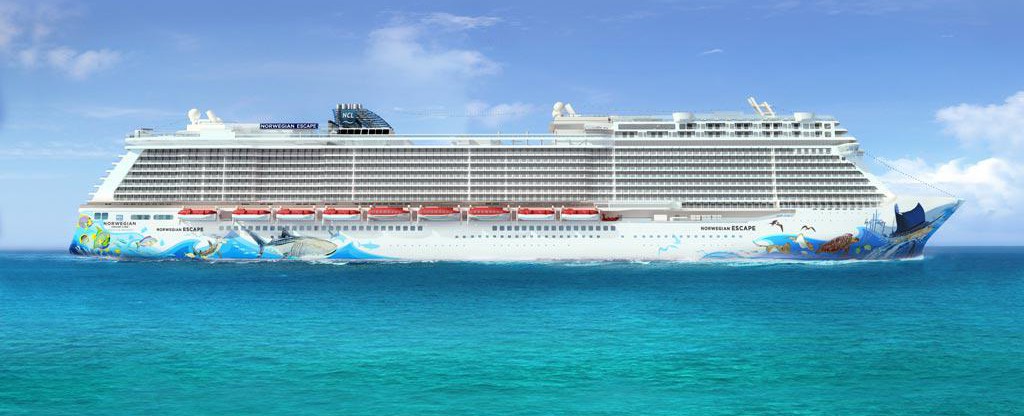 Norwegian Escape Arena Pile Top 10 Largest Cruise Ships In The World