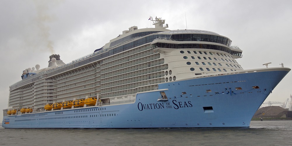 Ovation of the Seas Arena Pile Top 10 Largest Cruise Ships In The World