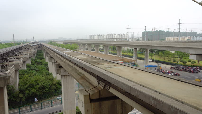 Shanghai Maglev Train BRIDGE Arena Pile Top 10 Longest Bridges In The World