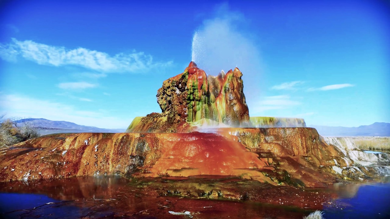 Fly Geyser Arena Pile Top 10 Most Surreal Places In United States