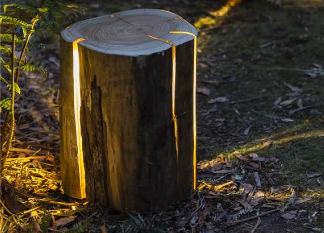 Make an Amazing Garden Lamp With Your Chainsaw